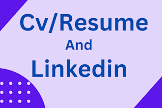 create professional cv resume cover letter design and linkedin optimize usa uk