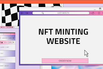 develop crypto website, nft minting website, nft marketplace, nft landingpage