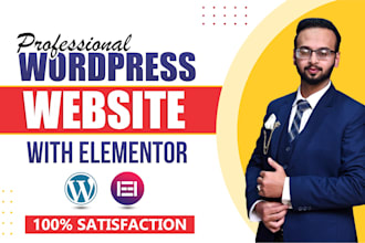 be your elementor pro expert for wordpress elementor website