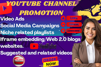 do youtube channel promotion organic marketing  video promotion to boost sales