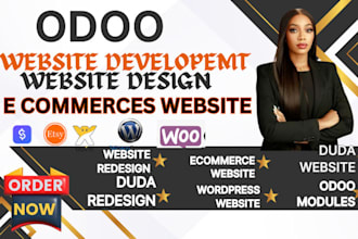 odoo website design, redesign odoo, SEO odoo, payment gateway and duda website