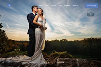 design wordpress wedding photography website wordpress personal portfolio
