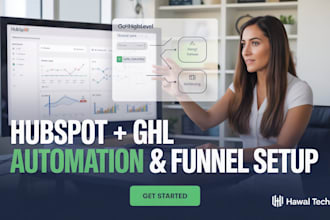 hubspot report dashboard onboarding website automation gohighlevel landing page