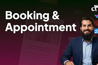develop booking system and appointment system
