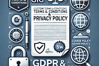draft professional terms and conditions and privacy policy for your website