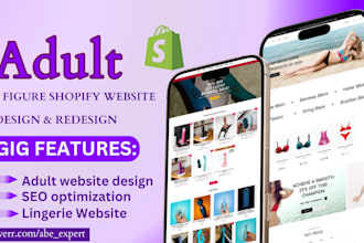 build 7 figure adult shopify store, lingerie toy store, adult store SEO