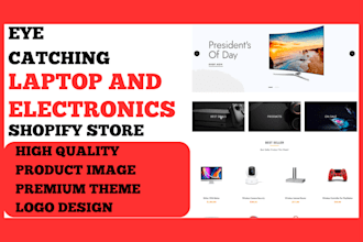 build an eye catching computer shopify store laptop store electronics website