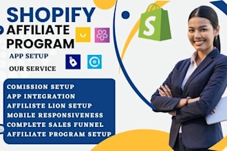 setup shopify affilate program smile up promote loyalty reward bon loyalty
