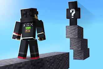 make professional minecraft thumbnails for you