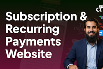 do website development with recurring payments