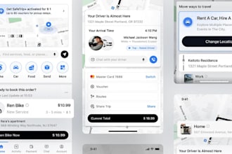 custom uber clone app ride sharing app careem blabacar car rental app