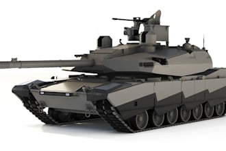 create 3d amore tank model spaceship model hard surface car model for 3d game