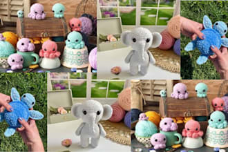 design and write a detailed amigurumi crochet pattern design for your etsy store