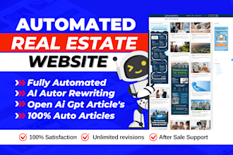 automated real estate website blog, ai autoblog