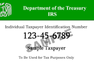 help you to get itin individual taxpayer number for non us residence