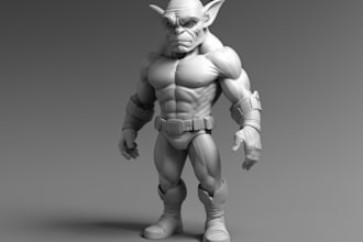 sculpt 3d model 3d head 3d mask toys action figure and character for 3d printing