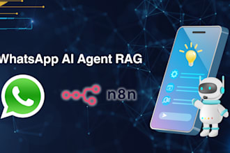 setup whatsapp ai agent rag with n8n