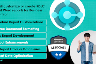 develop custom reports for microsoft dynamics 365 business central