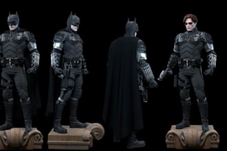 do 3d articulated model 3d action figure 3d printing 3d bjd toy model stl file