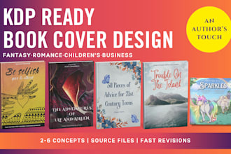 do a professional book cover design for KDP