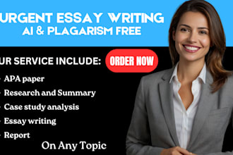 write case study analysis, edit apa paper, research and summary,