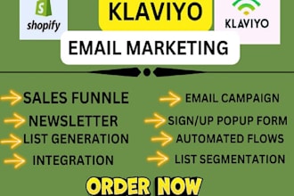 setup your klaviyo email marketing flows