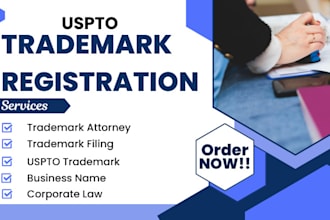 be your attorney in USA canada trademark registration and filing uspto complaint