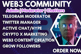 do organic twitter x marketing nft promotion crypto telegram community admin