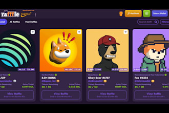 build crypto game like raffle spin, coin flip, crash flappy bird on solana sui