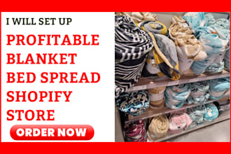 design luxurious  blanket  store bed spread  store with klaviyo sales app