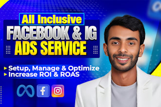 your facebook and instagram ads campaign,  for any business