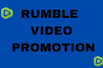 do organic video promotion to your rumble channel