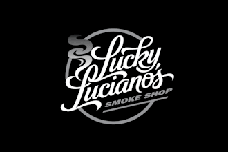 design monogram classy smoke shop logo