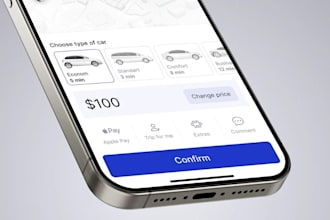develop a complete ridesharing taxi booking app for android and ios