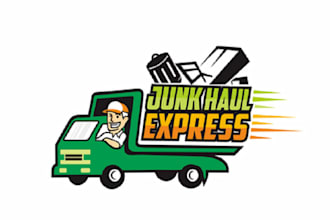 design inspirational junk hauling removal service logo
