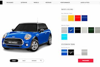 3d product configurator model website application software ai saas threejs webgl