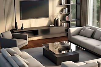 do 3d cgi interior design, commercial and 3d rendering