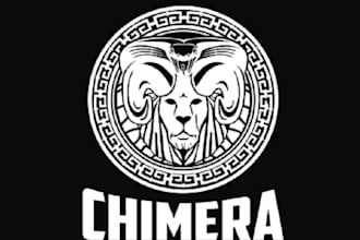 design creative chimera fashions brand logo