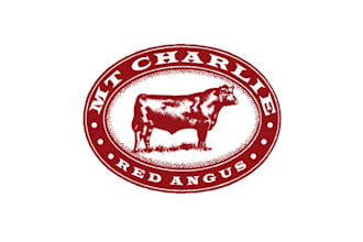 design minimal captivating beef cattle logo