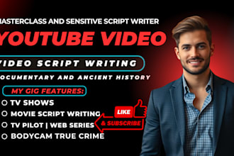 write documentary style youtube video script bodycam crime comedy skit tv series