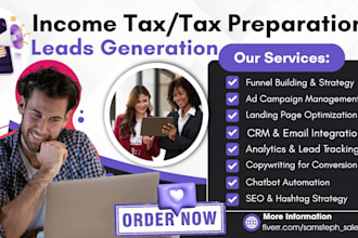 be your income tax social media marketing manager for active tax