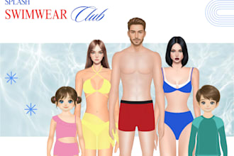 design  a swimwear collection for you at an amazing price
