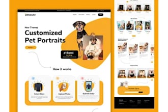 design a dog walking website, pet sitting, pet grooming pet
