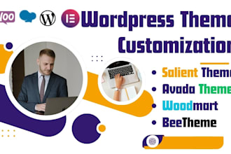do wp theme customization, salient theme, woodmart, salient, avada, bee theme