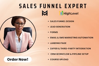 setup your mastermind business hub sales funnel automation lead generation