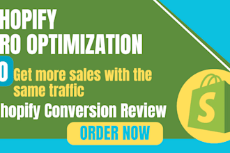 increase conversion rate of shopify store, shopify cro audit