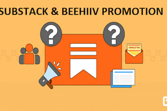do organic promotion for your substack page, article, beehiiv newsletter