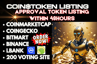 token listing coin listing coinmarketcap coingecko binance mexc lbank cex dex