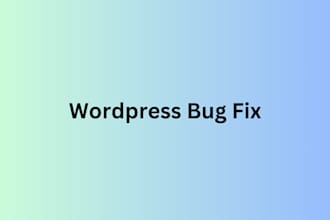 fix wordpress issues, errors, bugs, css, provide wp help