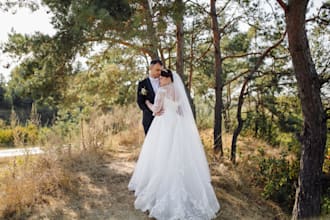 do wedding photo editing in lightroom professionally
